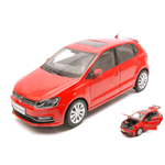 VW NEW POLO 2014 RED 1:18 Paudi Model Auto Stradali Modellino