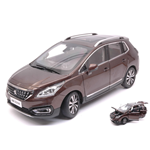PEUGEOT 3008 2016 METALLIC BROWN 1:18 Paudi Model Auto Stradali Modellino