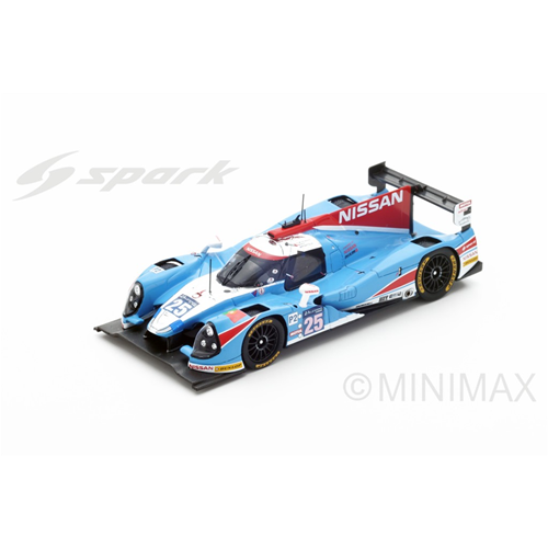 LIGIER JS P2 NISSAN N.25 17th LE MANS 2016 MUNEMANN-HOY-PIZZITOLA 1:18 Spark Model Auto Competizione Modellino