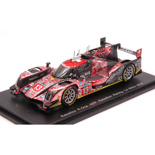 REBELLION R-ONE N.13 DNF LE MANS 2016 M.TUSCHER-A.IMPERATORI-D.KRAIHAMER 1:43 Spark Model Auto Competizione Modellino