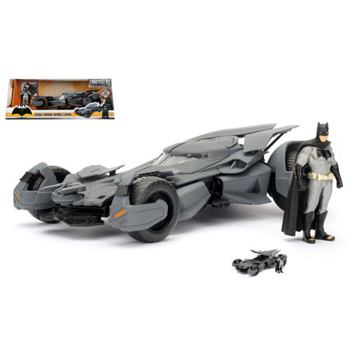 BATMOBILE 2016 WITH BATMAN FIGURE 1:24 Jada Toys Movie Modellino