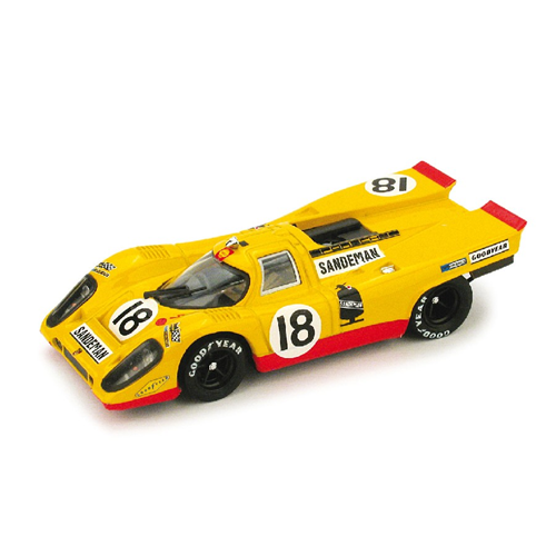 PORSCHE 917 K N.18 31th Le Mans 1970 D.PIPER-G.VAN LENNEP 1:43 Brumm Auto Competizione Modellino