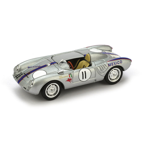 PORSCHE 550A RS SPYDER N.11 RIVERSIDE 1957 R.RODRIGUEZ 1:43 Brumm Auto Competizione Modellino