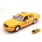 FORD CROWN VICTORIA 1999 NEW YORK TAXI 1:24 Welly Taxi Die Cast Modellino