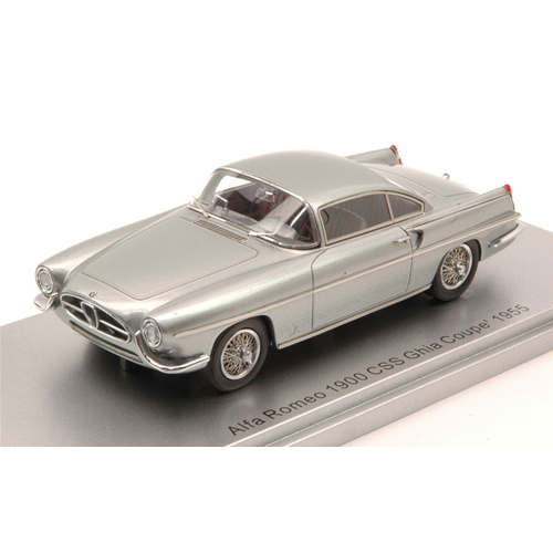 ALFA ROMEO 1900 CSS GHIA COUPE' 1955 SILVER LIM.400 PCS 1:43 Kess Model Auto Stradali Modellino