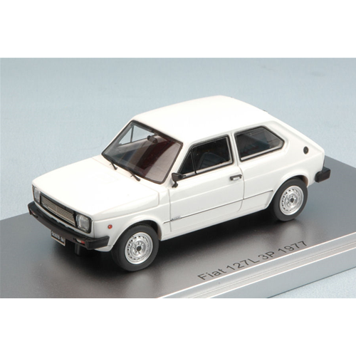 FIAT 127L 3P 1977 WHITE ED.LIM.PCS 250 1:43 Kess Model Auto Stradali Modellino