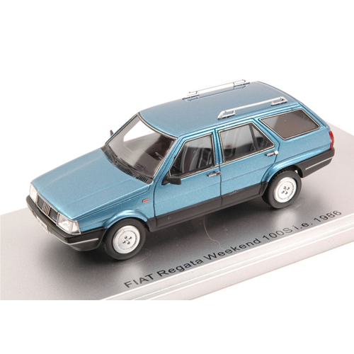 FIAT REGATA WEEKEND 100S i.e. 1986 BLUE MET. 1:43 Kess Model Auto Stradali Modellino