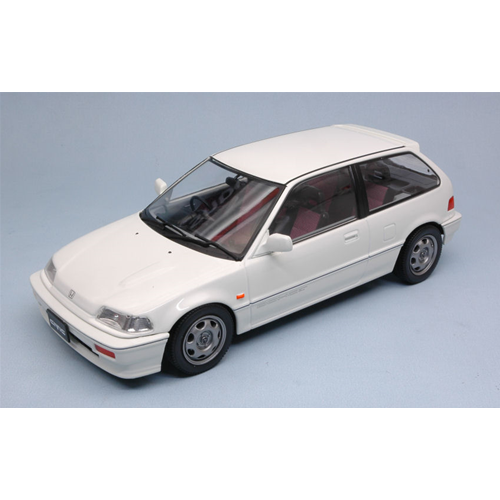 HONDA CIVIC EF-3 Si 1987 WHITE 1:18 Triple 9 Auto Stradali Modellino