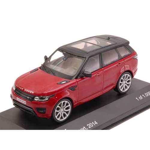 LAND ROVER RANGE ROVER SPORT 2014 AMARANT RED 1:43 Whitebox Auto Stradali Modellino