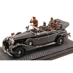 MERCEDES 770K CABRIO + HIT. + 6 UFFICIALI 1:43 Miniminiera Personaggi Storici Miniminiera Personaggi Storici Modellino