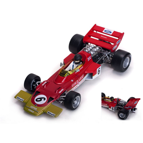 LOTUS 72C J.RINDT 1970 N.6 WINNER FRANCE GP 1:18 Quartzo Formula 1 Modellino