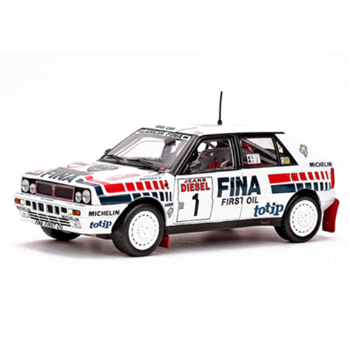 LANCIA DELTA HF 16V N.1 WINNER SAN REMO 1991 D.AURIOL-OCELLI 1:18 SunStar Auto Rally Modellino
