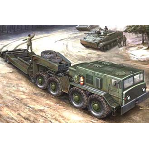 SEMITRAILER MAZ 537 G KIT 1:35 Trumpeter Kit Mezzi Militari Modellino