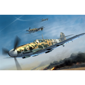 AEREO MESSERSCHMITT BF 109G-2 TROP KIT 1:32 Trumpeter Kit Aerei Modellino