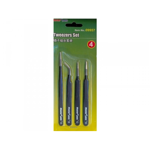 SET 4 PINZETTE Trumpeter Colori ed Accessori Modellino