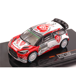 CITROEN DS3 N.7 RETIRED MONTE CARLO 2016 K.MEEKE-P.NAGLE 1:43 Ixo Model Auto Rally Modellino