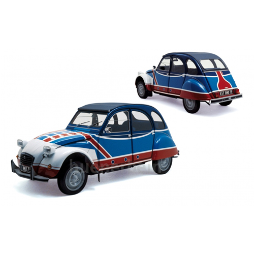 CITROEN 2CV 6 1976 BASKET 1:18 Norev Auto Stradali Modellino