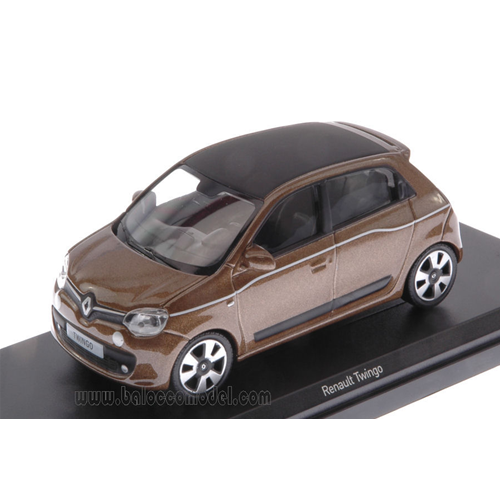 RENAULT TWINGO 2014 CAPPUCCINO BROWN 1:43 Norev Auto Stradali Modellino