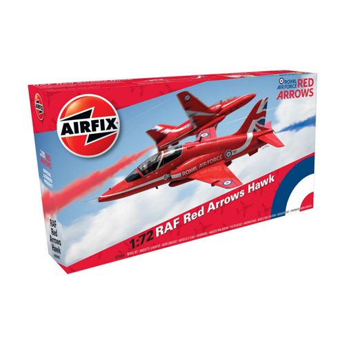 RAF RED ARROW HAWK KIT 1:72 Airfix Kit Aerei Modellino