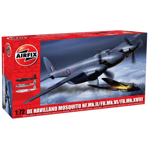 DE HAVILLAND MOSQUITO FBVI/VI/XVIII KIT 1:72 Airfix Kit Aerei Modellino