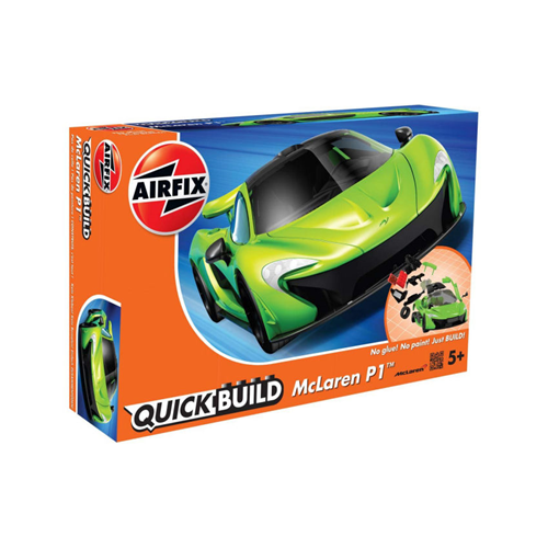 QUICK BUILD MC LAREN P1 GREEN * Airfix Kit Auto Modellino