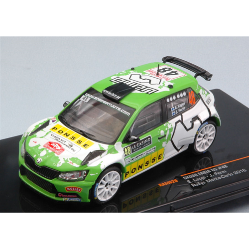 SKODA FABIA R5 N.48 RALLY MONTE CARLO 2016 LAPPI/FERM 1:43 Ixo Model Auto Rally Modellino