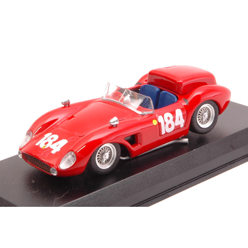 FERRARI 500 TRC N.184 (F.TEMPO MASSIMO) T.FLORIO 1965 TAGLIAVIA-SEMILIA 1:43 Art Model Auto Competizione Modellino