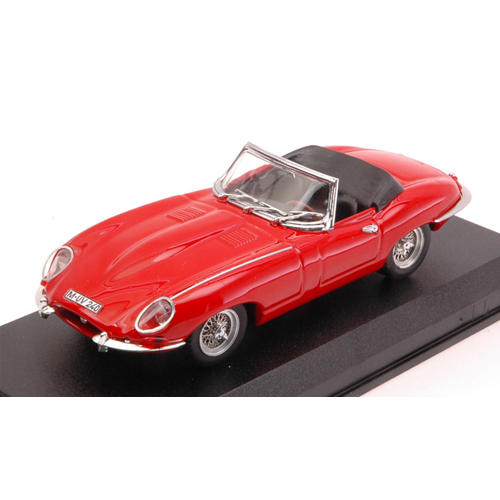 JAGUAR E TYPE SPYDER 1962 RED 1:43 Best Model Auto Stradali Modellino