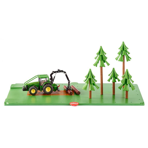 SET BOSCO (BASE cm 26x52) Siku Mezzi Agricoli e Accessori Modellino