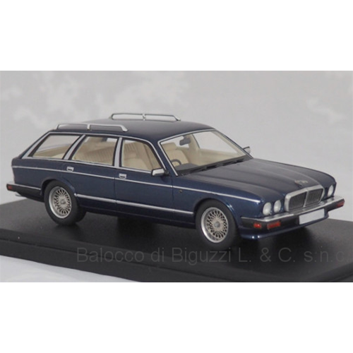 JAGUAR XJ40 SHOOTING BRAKE 1989 METALLIC DARK BLUE 1:43 Neo Scale Models Auto Stradali Modellino