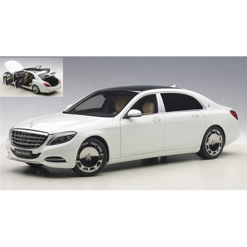MERCEDES MAYBACH S-KLASSE (S600) 2016 BIANCO 1:18 AutoArt Auto Stradali Modellino