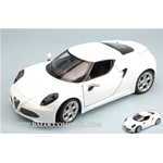 ALFA ROMEO 4C 2013 WHITE 1:24 Welly Auto Stradali Modellino