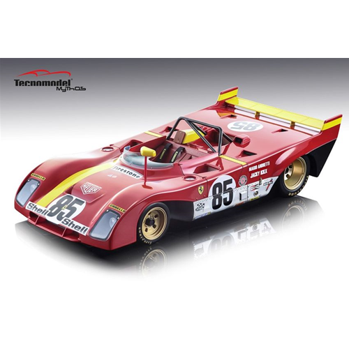 FERRARI 312 PB N.85 WINNER WALKINS GLEN 1972 ANDRETTI-ICKX 1:18 Tecnomodel Auto Competizione Modellino