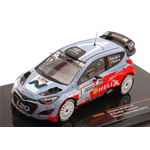 HYUNDAI j20 N.1 WINNER RALLY D'ANTIBES 2014 BOUFFIER-PANSERI 1:43 Ixo Model Auto Rally Modellino
