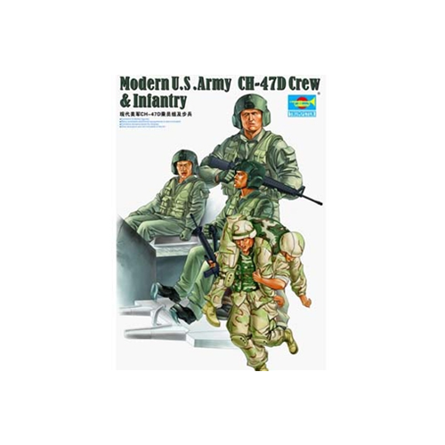 PILOTI E SOLDATI x ELICOTTERI KIT 1:35 Trumpeter Kit Figure Militari Modellino