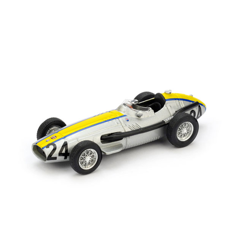 MASERATI 250F J.BONNIER 1957 N.24 17th ITALY GP 1:43 Brumm Formula 1 Modellino