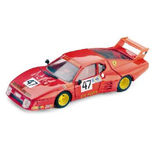 FERRARI 512 BB LM N.47 5th LE MANS 1981 ANDREUT-BALLOT- LENA 1:43 Brumm Auto Competizione Modellino