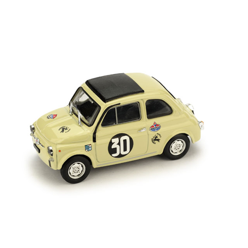 GIANNINI 500 TV N.30 COPPA CARRI MONZA 1966 M.ZANETTI CAMP.D'ITALIA 1:43 Brumm Auto Competizione Modellino