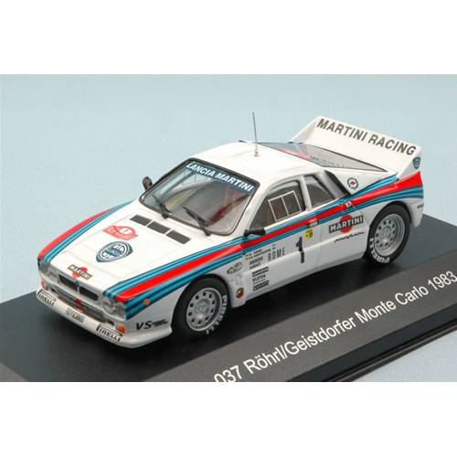 LANCIA 037 N.1 WINNER MONTE CARLO 1983 ROHRL-GEISTDORFER 1:43 Whitebox Auto Rally Modellino