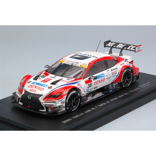 LEXUS RC F N.39 7th OKAYAMA SUPER GT 500 2016 H.KOVALAINEN-K.HIRATE 1:43 Ebbro Auto Competizione Modellino