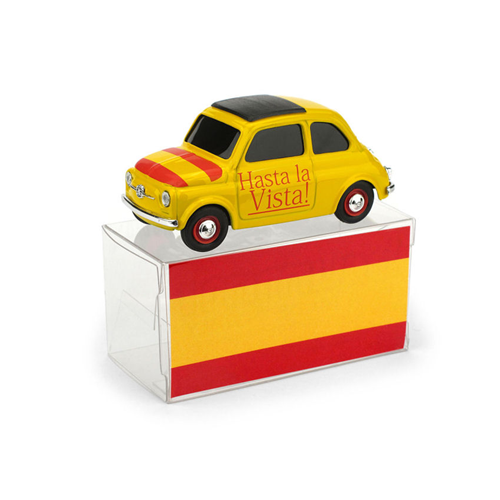 FIAT 500 BRUMS SPAGNA "HASTA LA VISTA" "VIVA LA VIDA" 1:43 Brumm Modelli Speciali Modellino