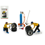 SET CAMBIO GOMME 2 MECCANICI + ACCESSORI Brumm Art.Vari Modellino