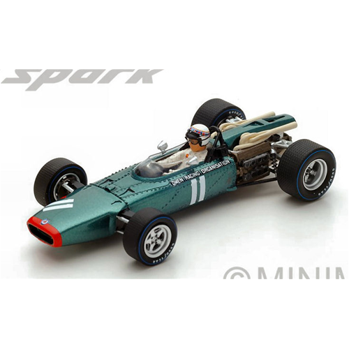 BRM P115 J.STEWART 1967 N.11 RETIRED GERMAN GP 1:43 Spark Model Formula 1 Modellino