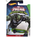 BATTLE SPEC "SPIDERMAN VS SINISTER 6" 1:64 Hot Wheels Movie Modellino