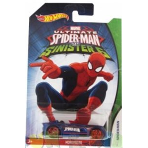MONOPOSTO "SPIDERMAN VS SINISTER 6" 1:64 Hot Wheels Movie Modellino