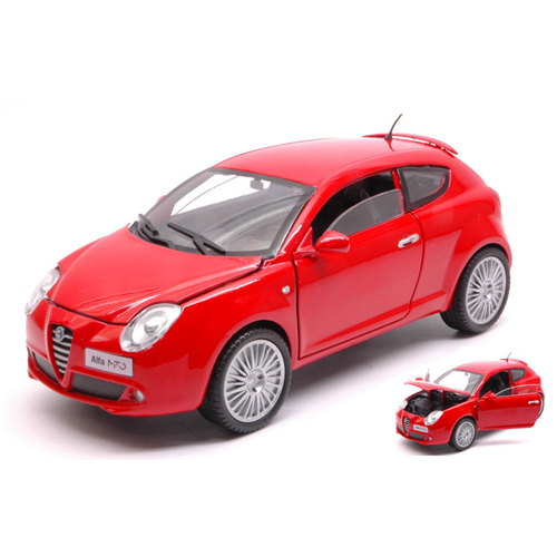ALFA ROMEO MITO 2008 RED 1:24 MotorMax Auto Stradali Modellino