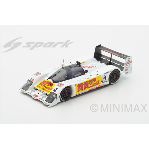 LOLA T92/10 N.4 13th LE MANS 1992 FRENTZEN-KASUYA-ZWOLSMAN-MATSUDA 1:43 Spark Model Auto Competizione Modellino