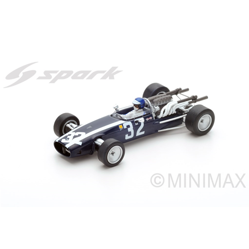 COOPER T81B JACKY ICKX 1967 N.32 6th ITALIAN GP 1:43 Spark Model Formula 1 Modellino