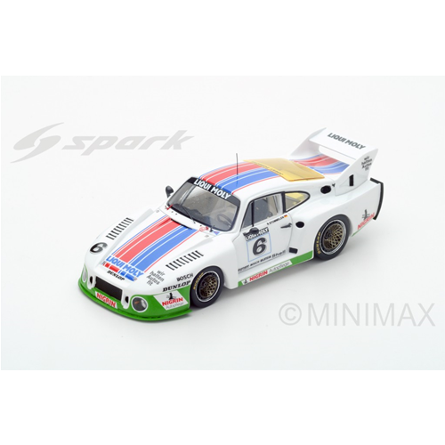 PORSCHE 935 J N.6 WINNER DRM ZOLDER 1980 ROLF STOMMELEN 1:43 Spark Model Auto Competizione Modellino