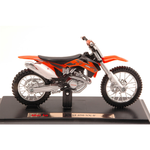 KTM 450 SX-F ORANGE 1:18 Maisto Moto Modellino